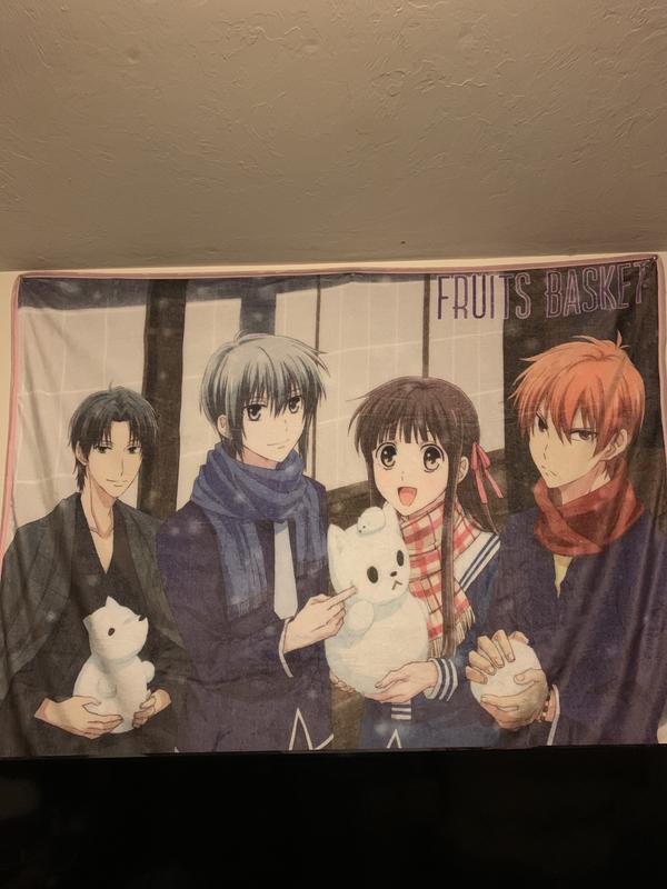 Fruits Basket Snow Animals Throw Blanket Hot Topic