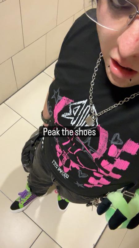 Invader Zim GIR Stripe Hi-Top Sneakers | Hot Topic
