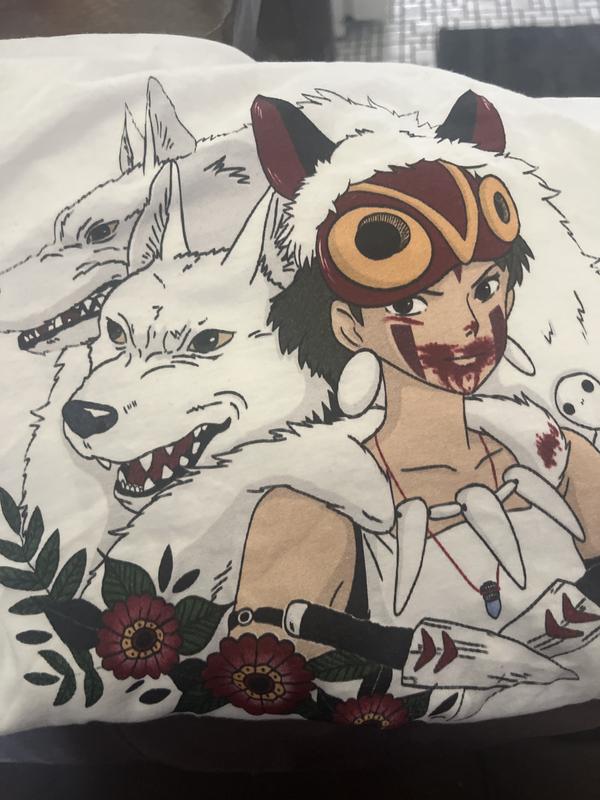 Studio Ghibli Princess Mononoke Wolf Princess Girls T-Shirt - WHITE | Hot  Topic