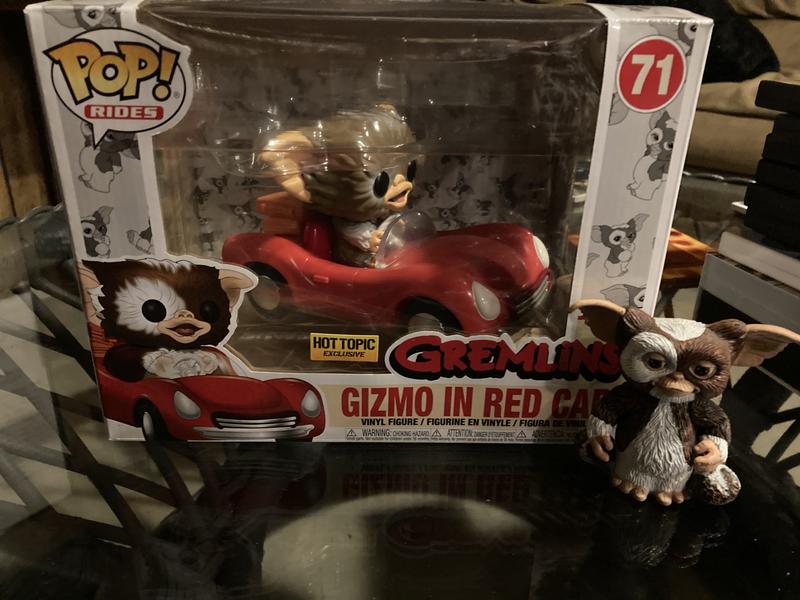 Funko Gremlins Pop! Rides Gizmo In Red Car Vinyl Figure Hot