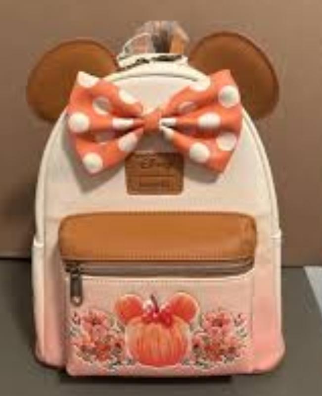 Loungefly Disney Minnie Mouse Pumpkin Ombre Mini Backpack NWOT EXCLUSIVE DROP: Loungefly Pumpkin Minnie Mouse Halloween  main image 3