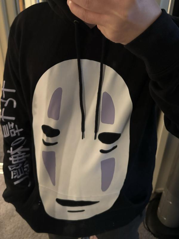 Studio Ghibli Spirited Away No Face Jumbo Graphic Hoodie Hot Topic
