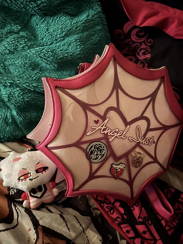 Hazbin Hotel Angel Dust Spiderweb Pin Collector Mini 