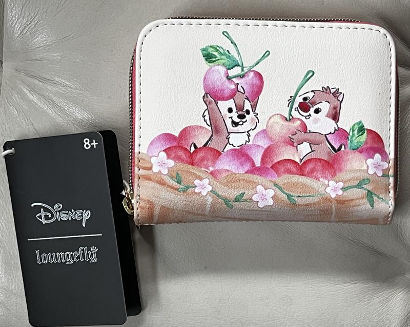 Loungelfy Disney Chip ‘N’ Dale Cherry Basket Mini Backpack and Wallet Set New Loungefly Disney Chip  main image 4