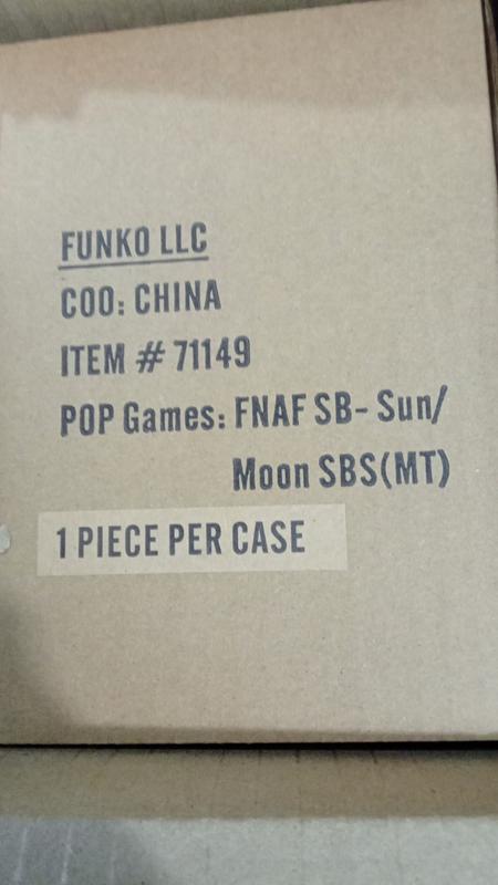 Funko Five Nights at Freddy's POP! Games Sun & Moon Vinyl Figure #919
