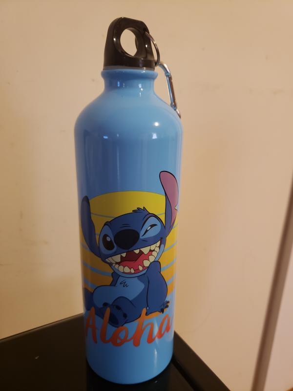 Disney Lilo & Stitch Aloha Curved Water Bottle, Hot Topic