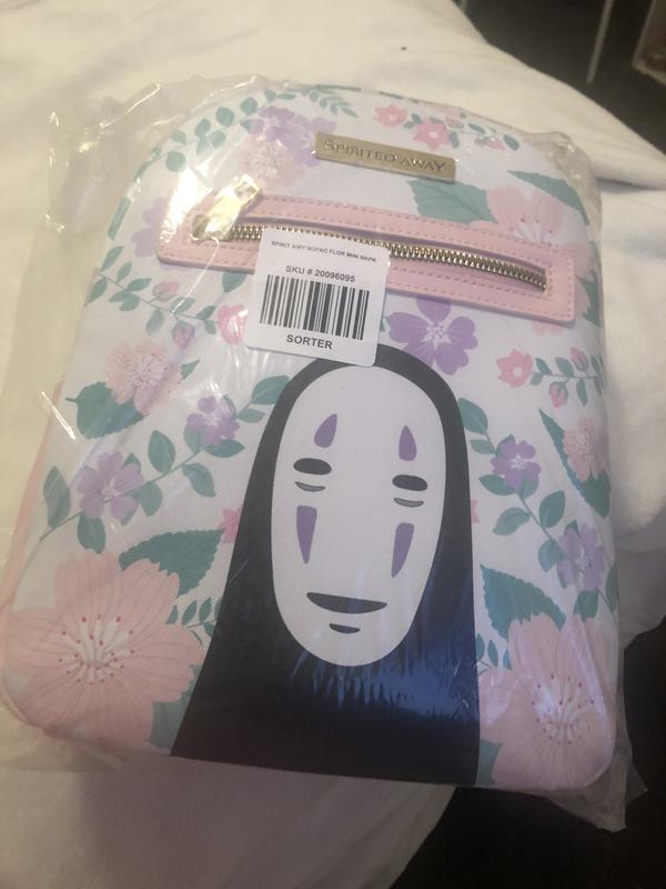 Studio Ghibli Spirited Away No-Face Floral Mini Backpack  display picture 1