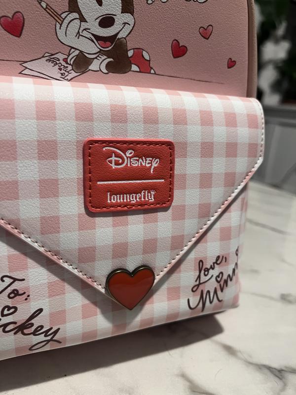 disney mickey & minnie mouse love heart aop mini backpack Loungefly Loves Mouse Letter LIGHT RED NONE: Clothing, Shoes Jewelry Loungefly Disney Minnie Mouse Hearts