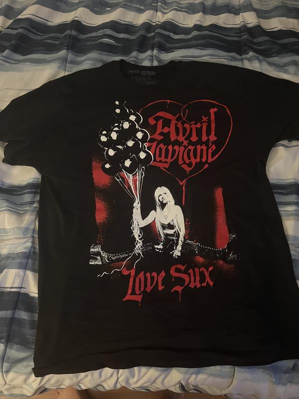 Avril Lavigne Love Sux Tシャツ Amazon.com: Official Avril Lavigne Love Sux T-Shirt