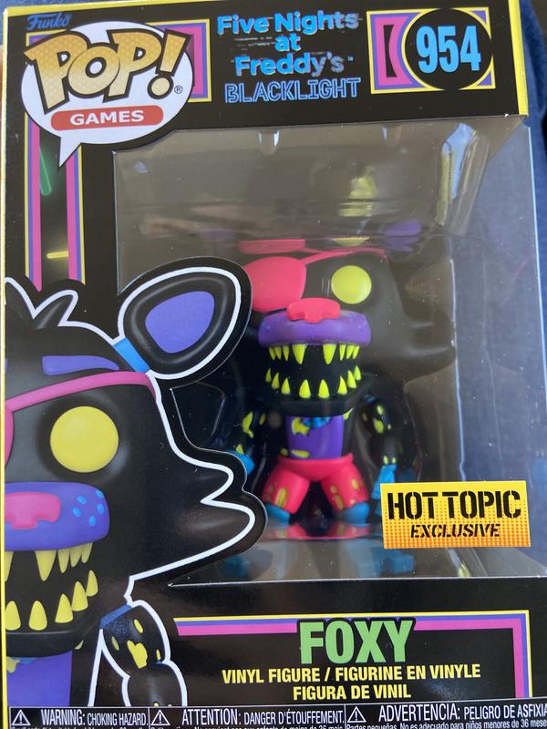 Set 4 figurine Foxy Funko Pop! Five Nights at Freddys FNAF Blacklight II  editie limitata 