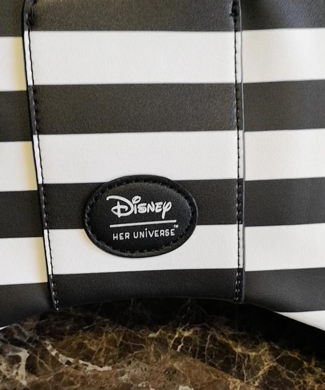 Disney Her Universe Alice In Wonderland Stripe Bow Shoulder Bag NWT​ Her Universe Disney Alice In Wonderland Stripe Bow Shoulder  main image 4