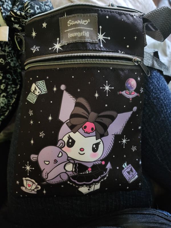 Bundle: online Loungefly Kuromi Crystal Ball Mini-Backpack & Matching Crossbody