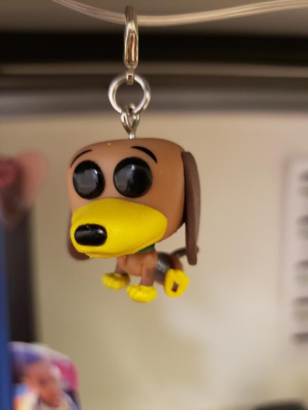 Funko Disney Pixar Toy Story Pocket Pop! Slinky Dog Key Chain Hot