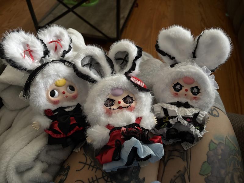 Baby Three Gothic Lolita Bunny Blind Box Plush Bag Clip Hot Topic