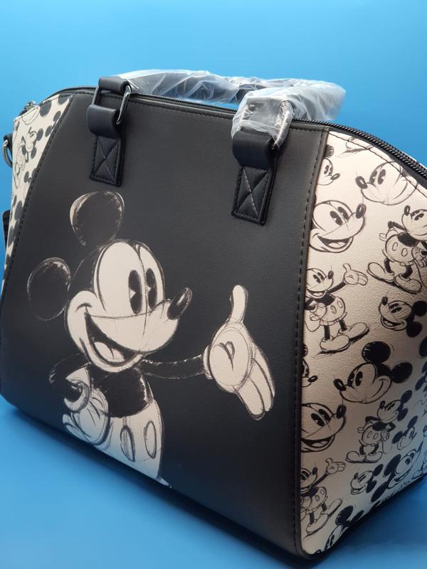 Loungefly disney mickey mouse sketch best sale satchel bag