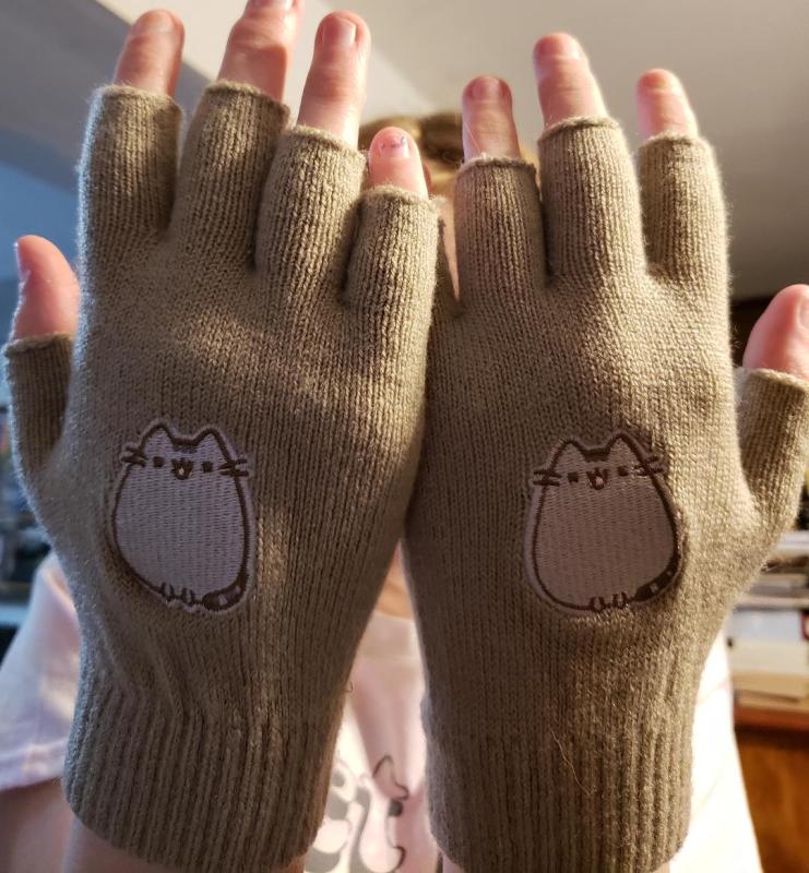 Pusheen knit gloves best sale