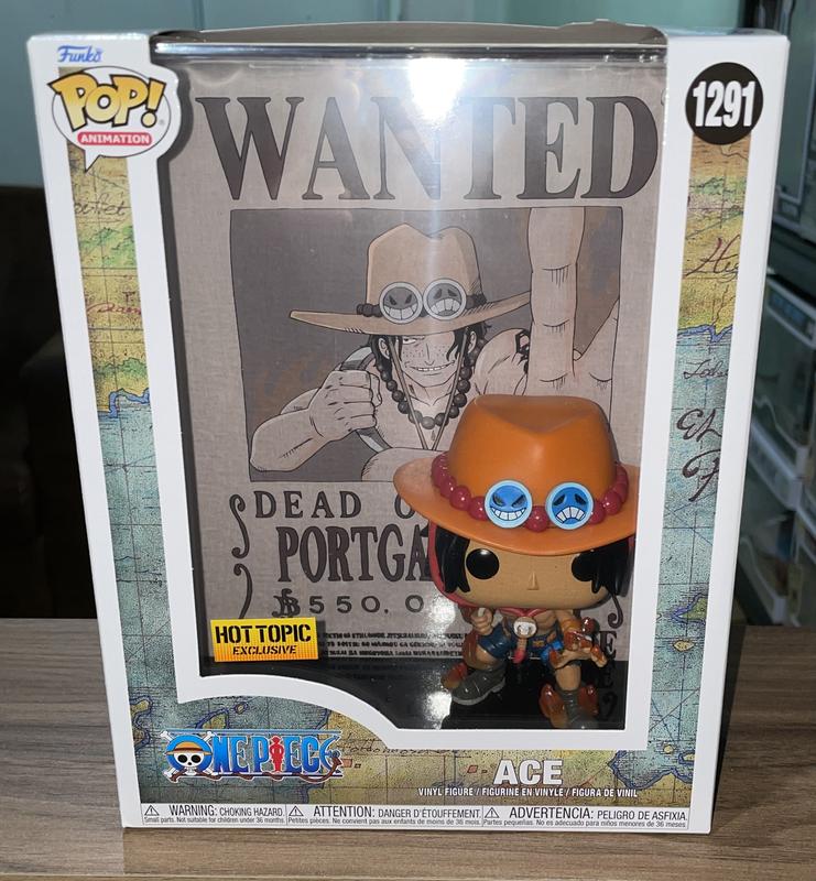 Funko Pop! selling One Piece: Ace Wanted Poster #1291 Hot Topic Exclusive *Mint*