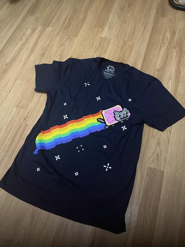 Nyan Cat 8-Bit Night T-Shirt | Hot Topic