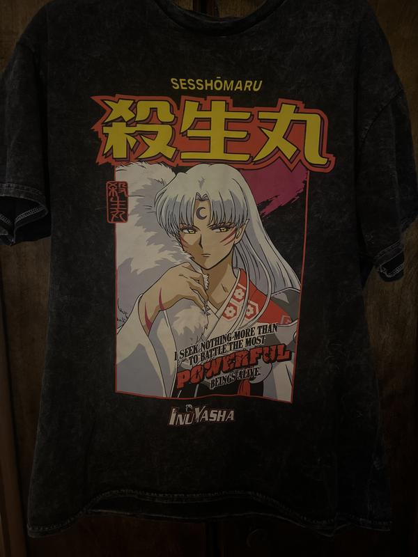 Sesshomaru Eyes Crewneck Sweater shops Sweatshirt Black Size XL