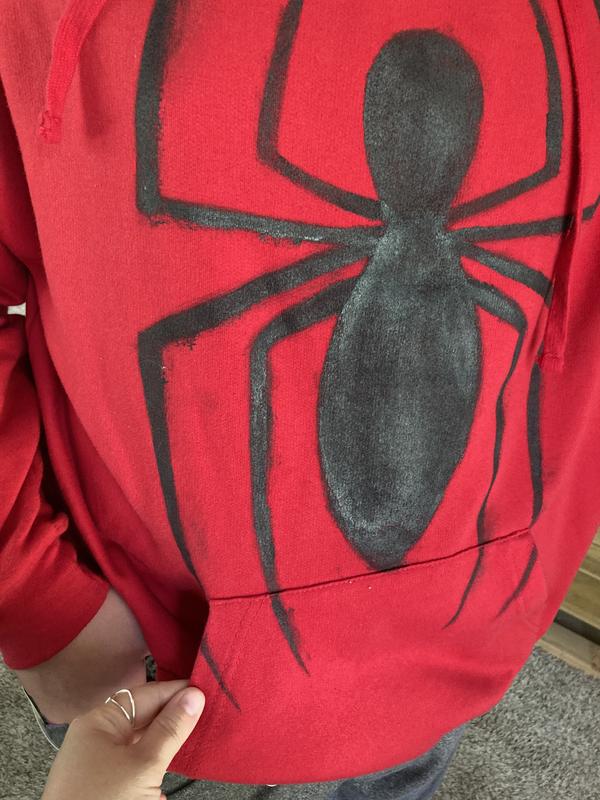 Spider man homecoming hoodie best sale hot topic