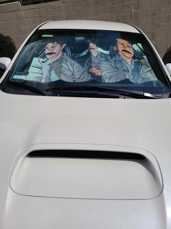 The office deals sun shade car