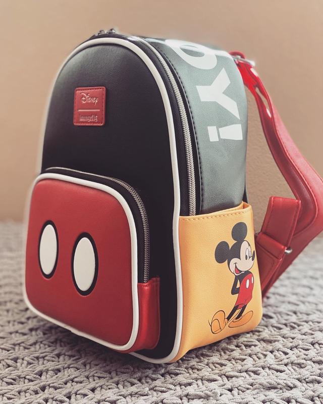 Loungefly Disney Mickey Mouse Parts Nylon Backpack - Merchoid