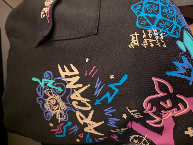 Arcane Jinx Graffiti Hoodie | Hot Topic