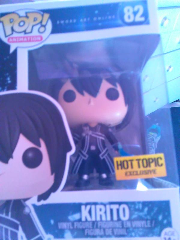 Sword Art Online Funko Pop deals Kirito 82 Hot Topic Exclusive