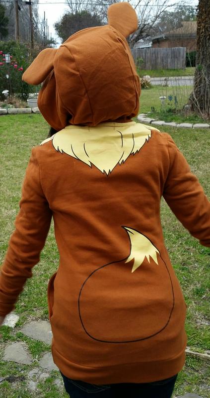 eevee hoodie with ears