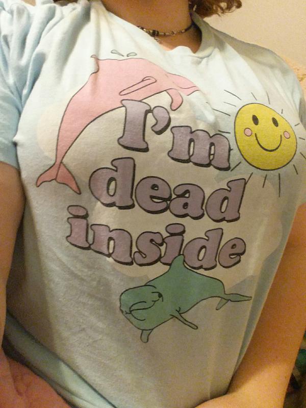 hot topic dead inside shirt