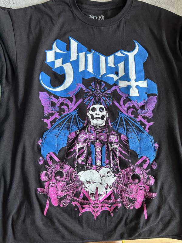 Ghost Papa Emeritus IV Bat Wings Boyfriend Fit Girls T-Shirt | Hot