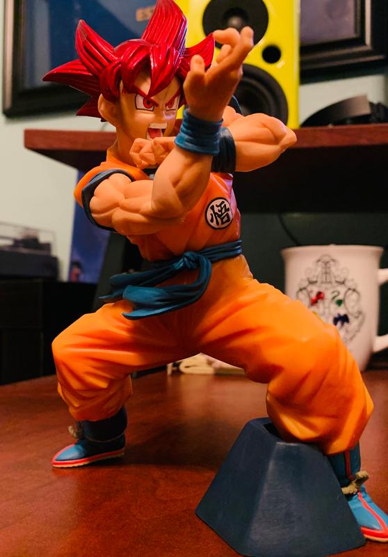 FIGURE DRAGON BALL SUPER - GOKU SUPER SAYAJIN GOD - BLOOD OF SAIYANS  SPECIAL VI REF: 29826/29827