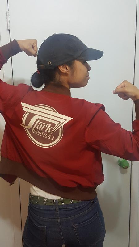 Her Universe Marvel Stark Industries Girls Bomber Jacket