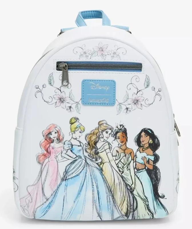 Loungefly Disney Princess Watercolor Portrait Mini Backpack Hot Topic