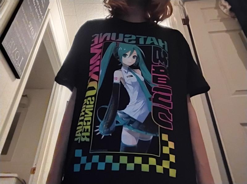 Hatsune Miku Checkered T-Shirt | Hot Topic