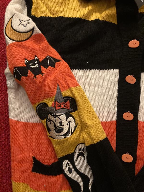 Minnie and Mickey Halloween Cardigan Her Universe Hot Topic Mickey Not