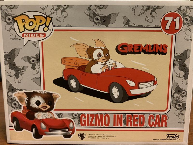 Funko POP! Rides: Gremlins - Gizmo in Red Car #71 Exclusive : :  Toys & Games