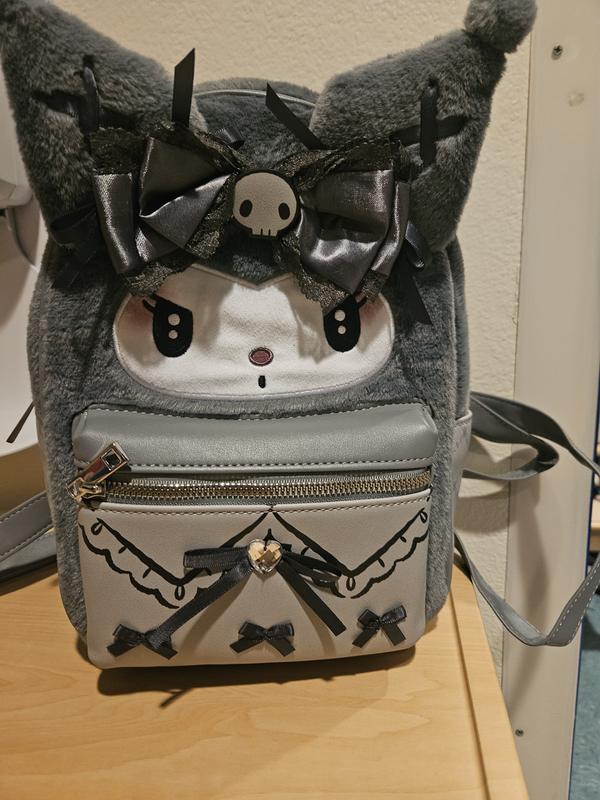 Her Universe Kuromi Lolita Figural Mini Backpack | Hot Topic display picture 1