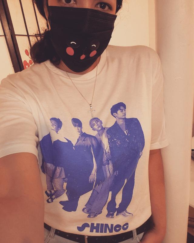 SHINee Blue Print T-Shirt | Hot Topic