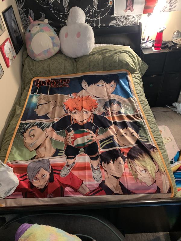 Haikyu 2nd Season Character Panel Throw Blanket Hot Topic