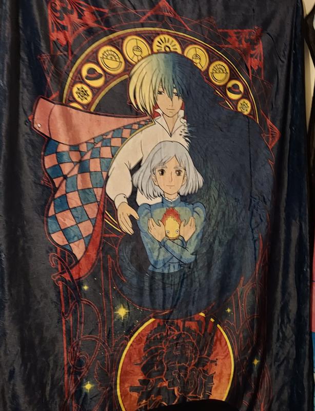 Ghibli cheapest Howl's Moving Castle Characters Tapestry Throw