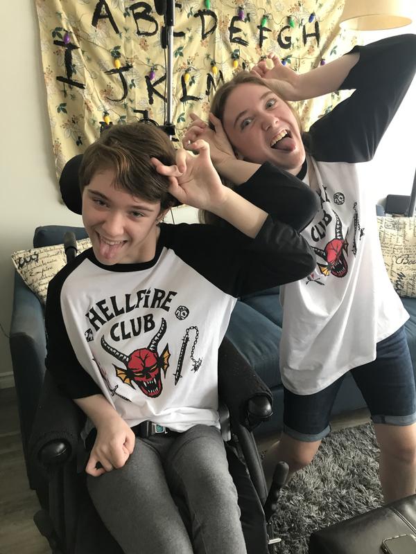 Hellfire Club Raglan shirt, Stranger Things