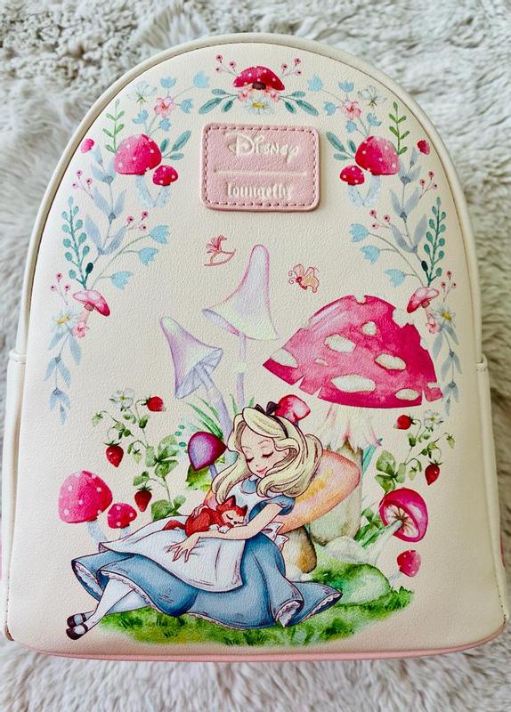 Alice In Wonderland Mini Backpack Exclusive: INC. LOUNGEFLY: 671803396463