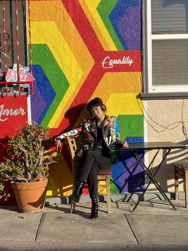 Azalea Wang Dragon Patch Grafiti Moto Jacket | Hot Topic