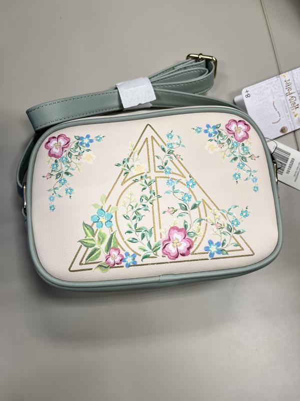 Loungefly Harry Potter Deathly Hallows Floral Crossbody Bag Hot