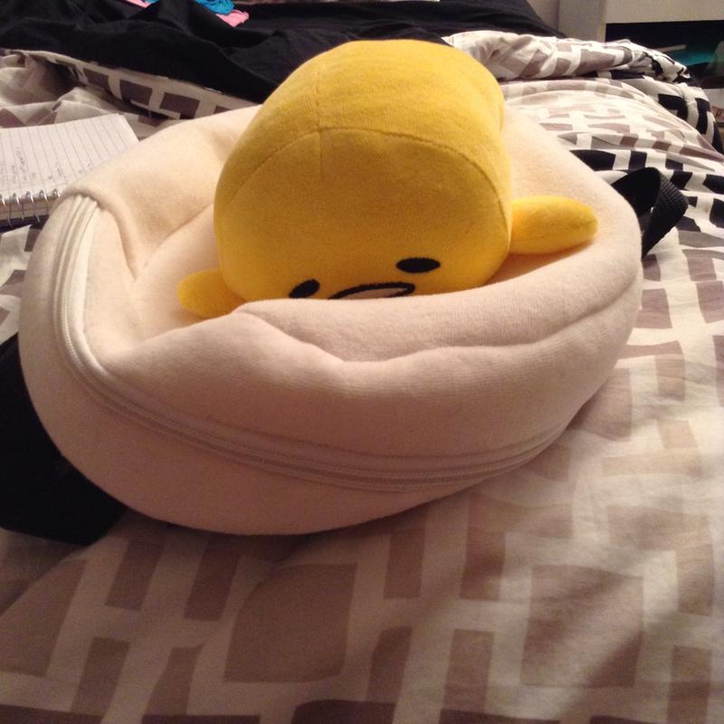 Gudetama 2024 plush backpack