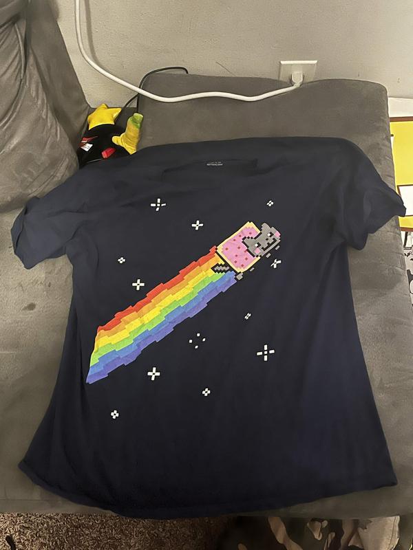 Nyan Cat 8-Bit Night T-Shirt | Hot Topic