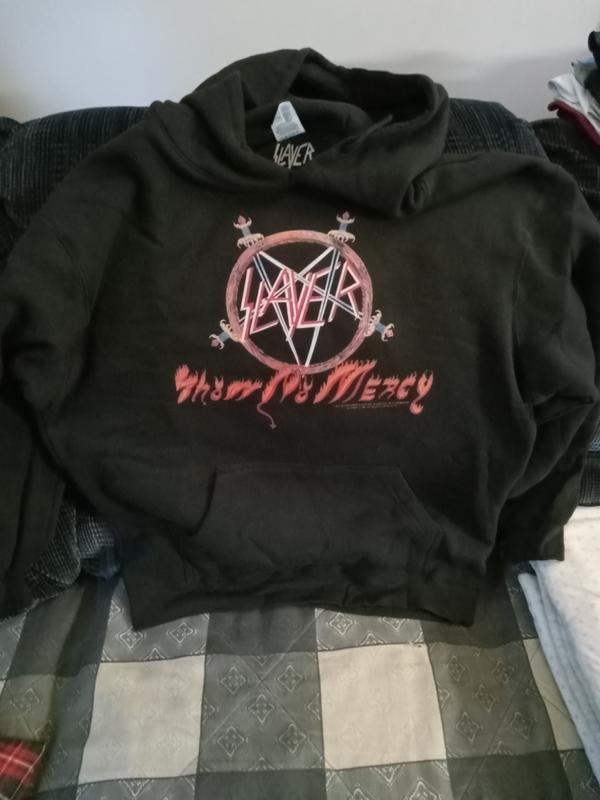 Slayer show no mercy hoodie hotsell