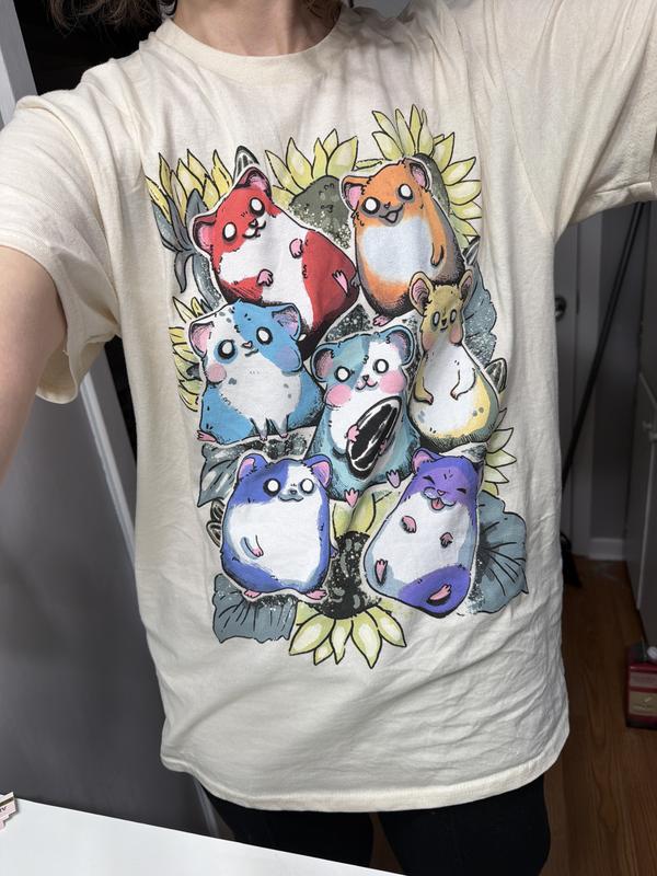 Rainbow Hamster Sunflower T-Shirt By Guild Of Calamity | Hot Topic