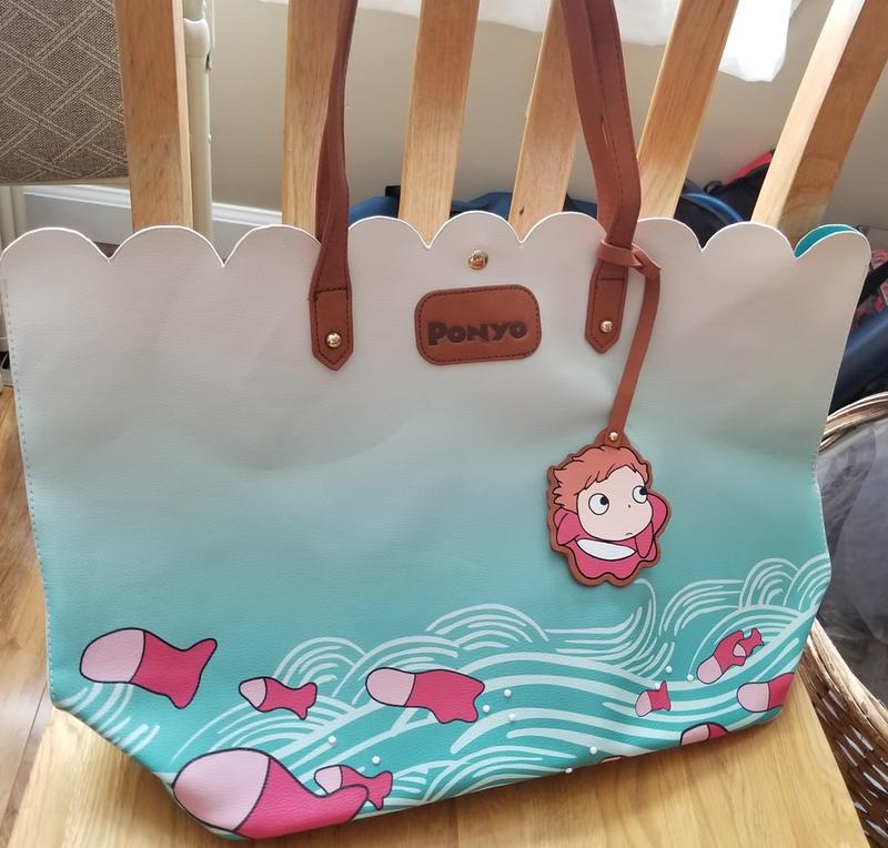 Studio Ghibli Ponyo Wave Tote Bag | Hot Topic display picture 1